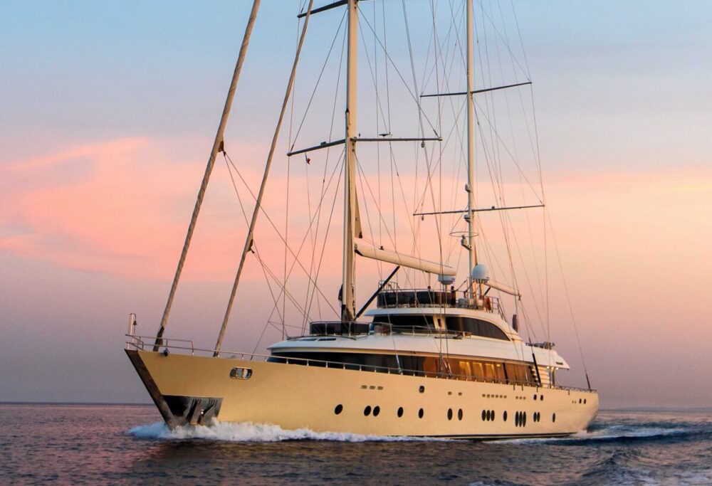 Motor-Sailor ARESTEAS Charter Yacht In the Mediterranean