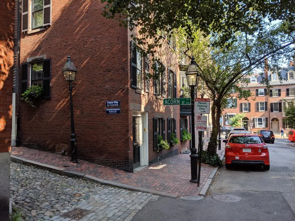 Boston cobblestone street