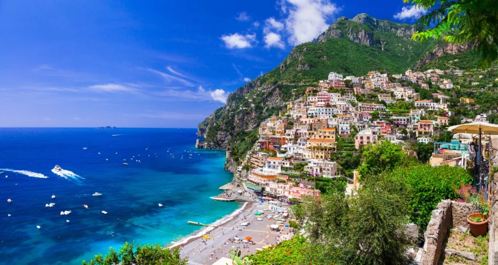 Positano, Italy. Best Beaches in Italy. 