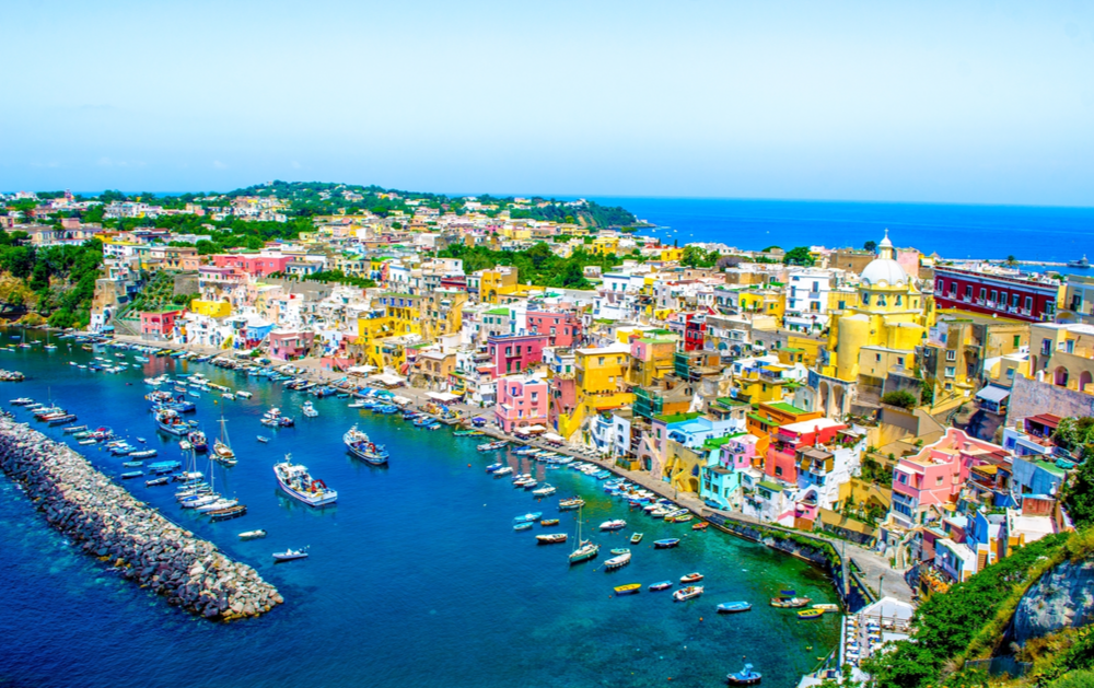 Procida Italy - tyrrhenian sea yacht charters