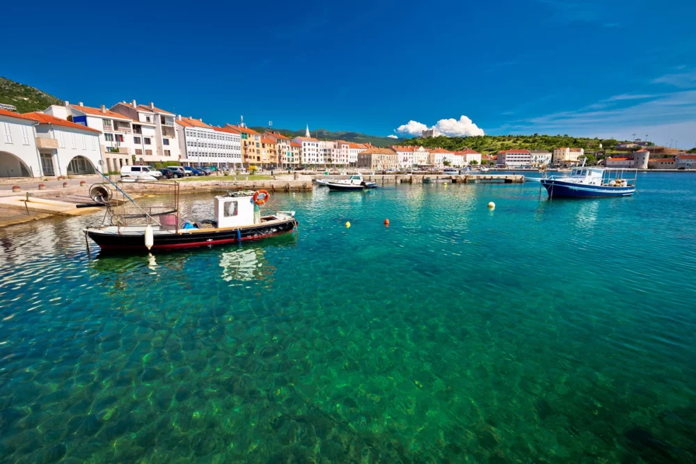 Senj waterfront, Croatia Yacht Charters