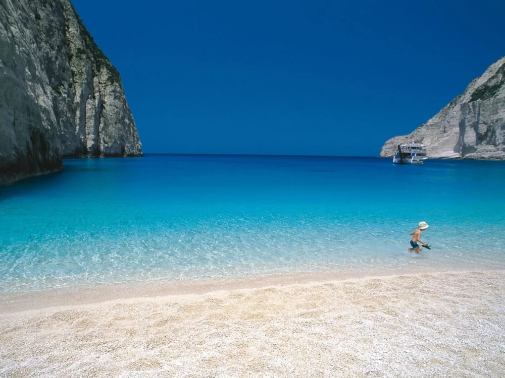 greece beach wallpaper