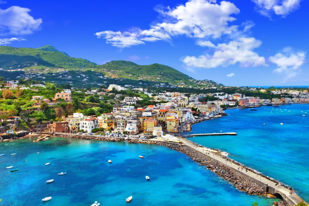 View of Ischia from the castle