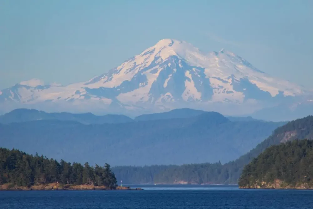 View of Mt Baker in Pacific Northwest Sailing Areas