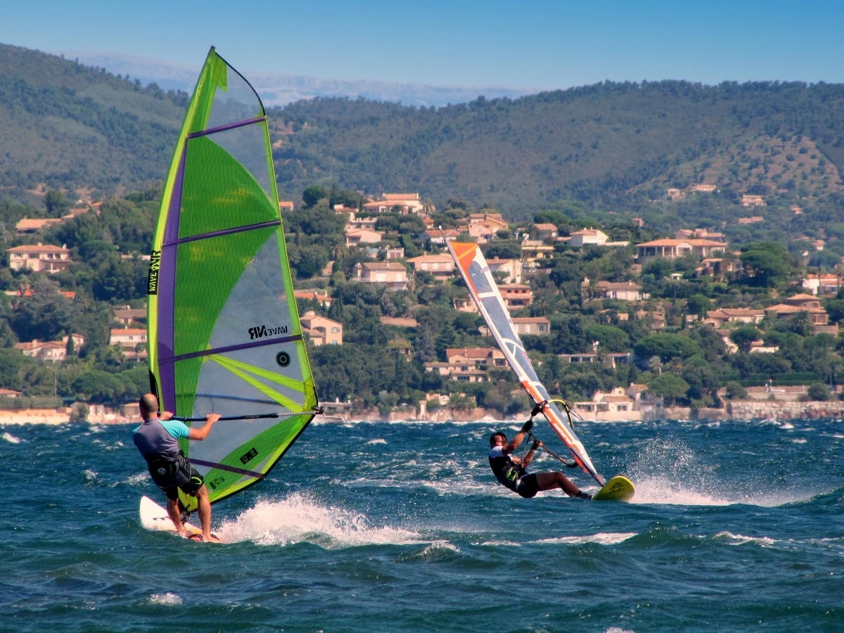 St Tropez windsurfing