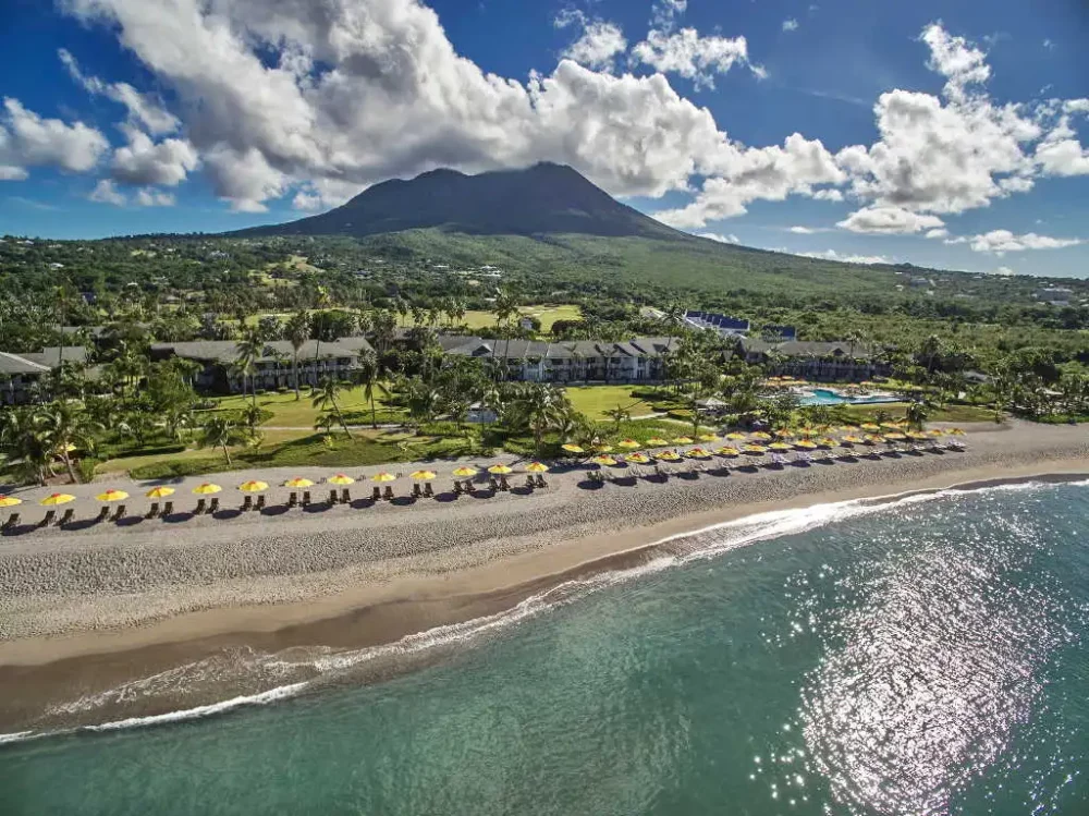View of the Four Seasons Resort on Nevis.