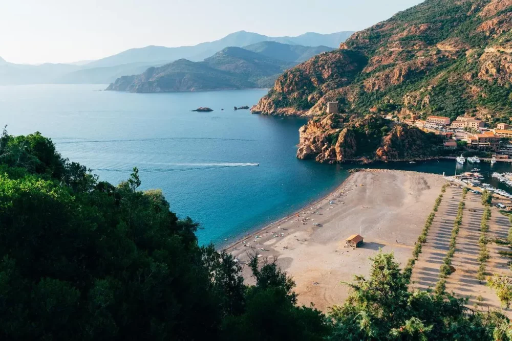 Corsica itinerary coast
