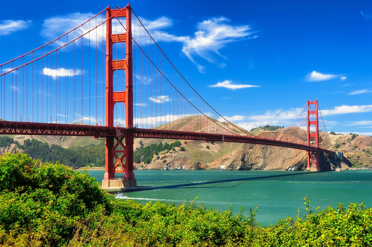 Golden Gate Bridge, California Yacht Charters