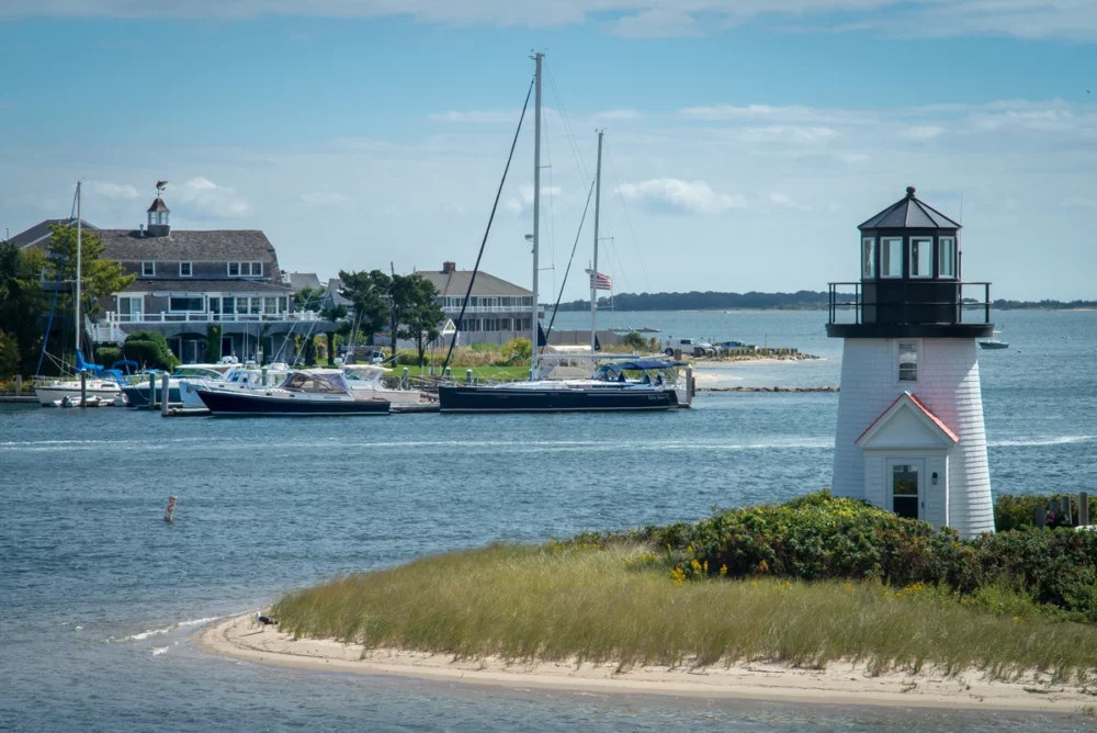 Hyannis Harbor Lighthouse - New England Sailing Yacht Charter 