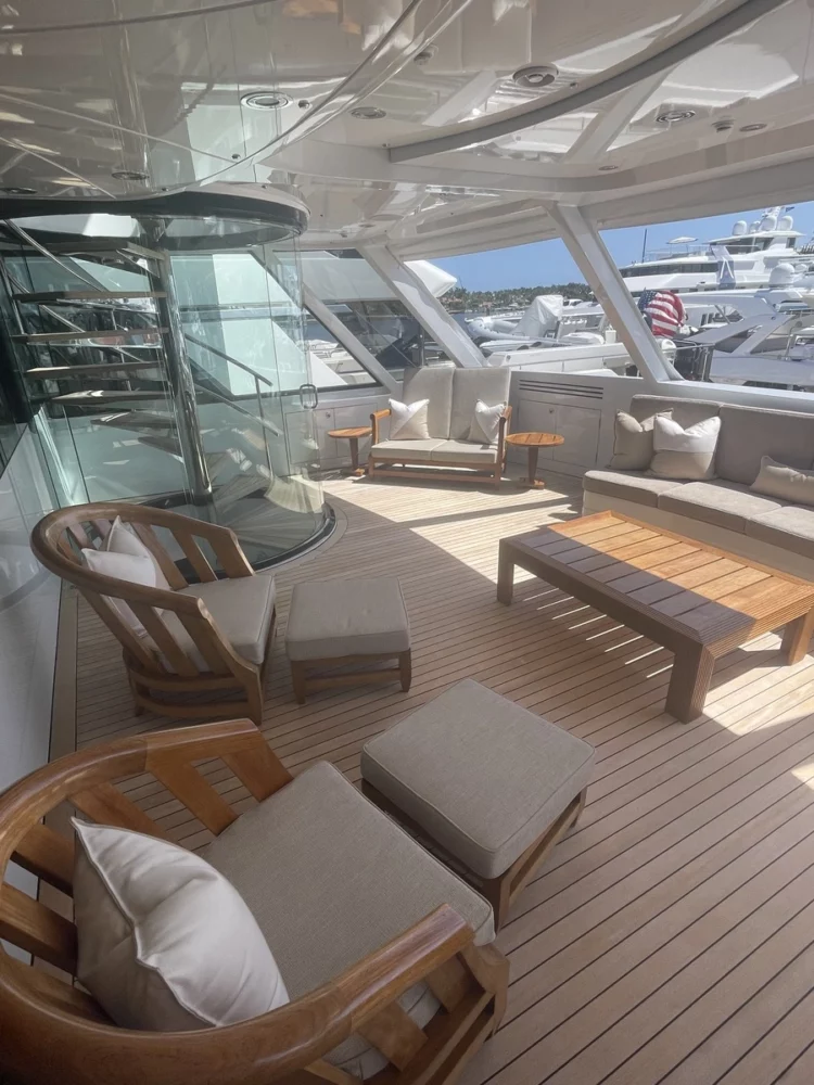 Owner's Suite Private Deck on Superyacht VICTORIA DEL MAR