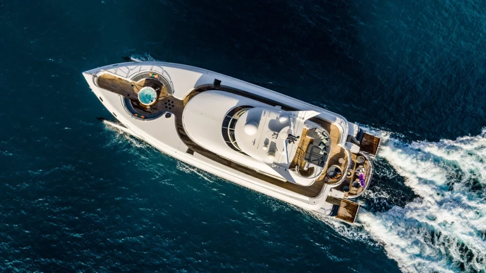 Overhead View of M/Y SPIRIT