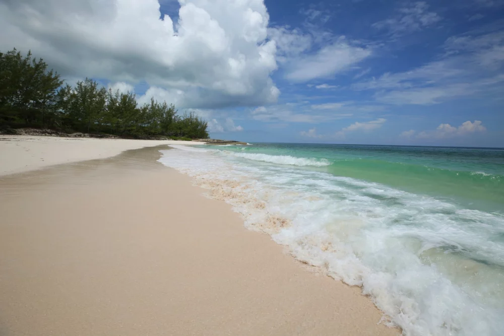 A Secluded Beach on Eleuthera Island, Bahamas 