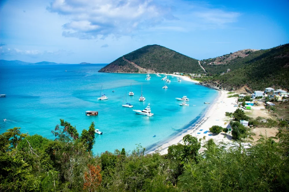 White Bay beach on Jost Van Dyke