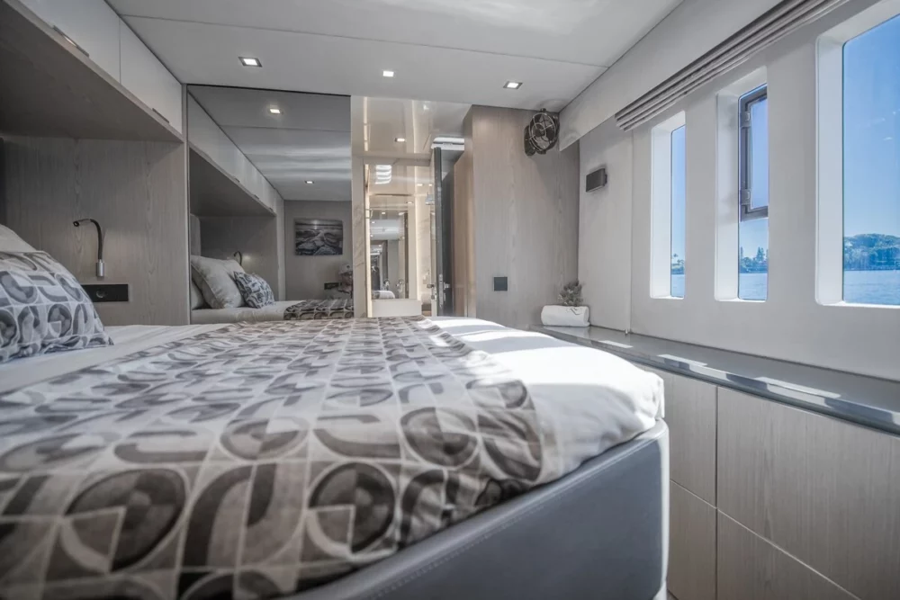 One of BVI Catamaran AMAYA's stateroom