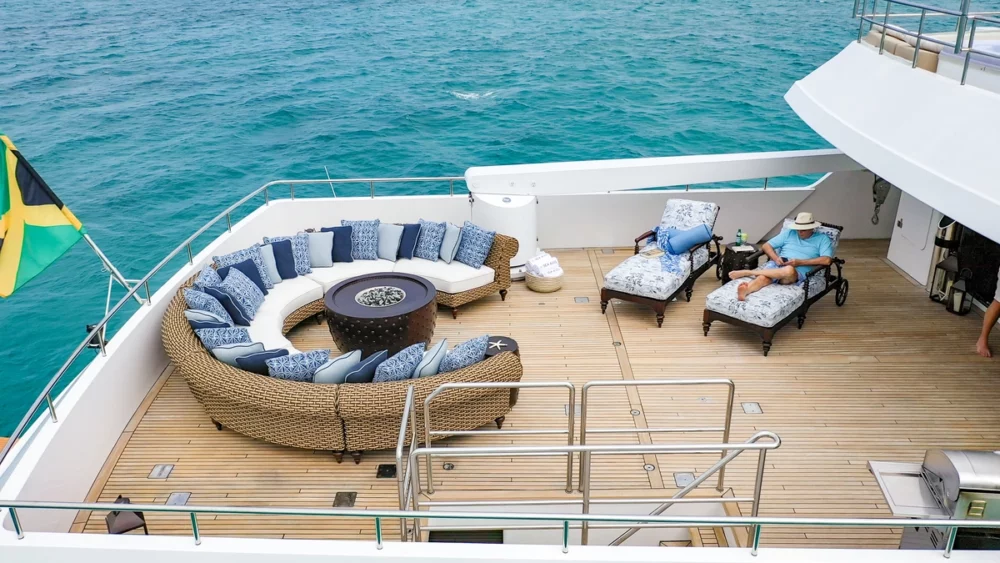 Lounge Seating and Fire Pit of SEA AXIS