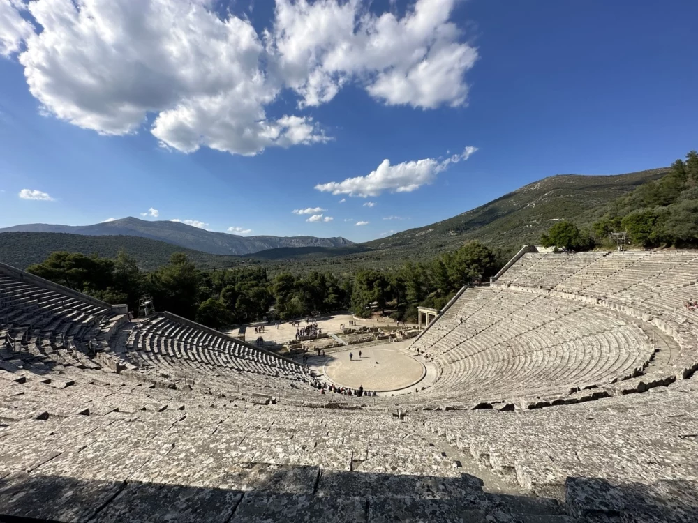 The Theater of Epidaurus In Palaia Epidavros