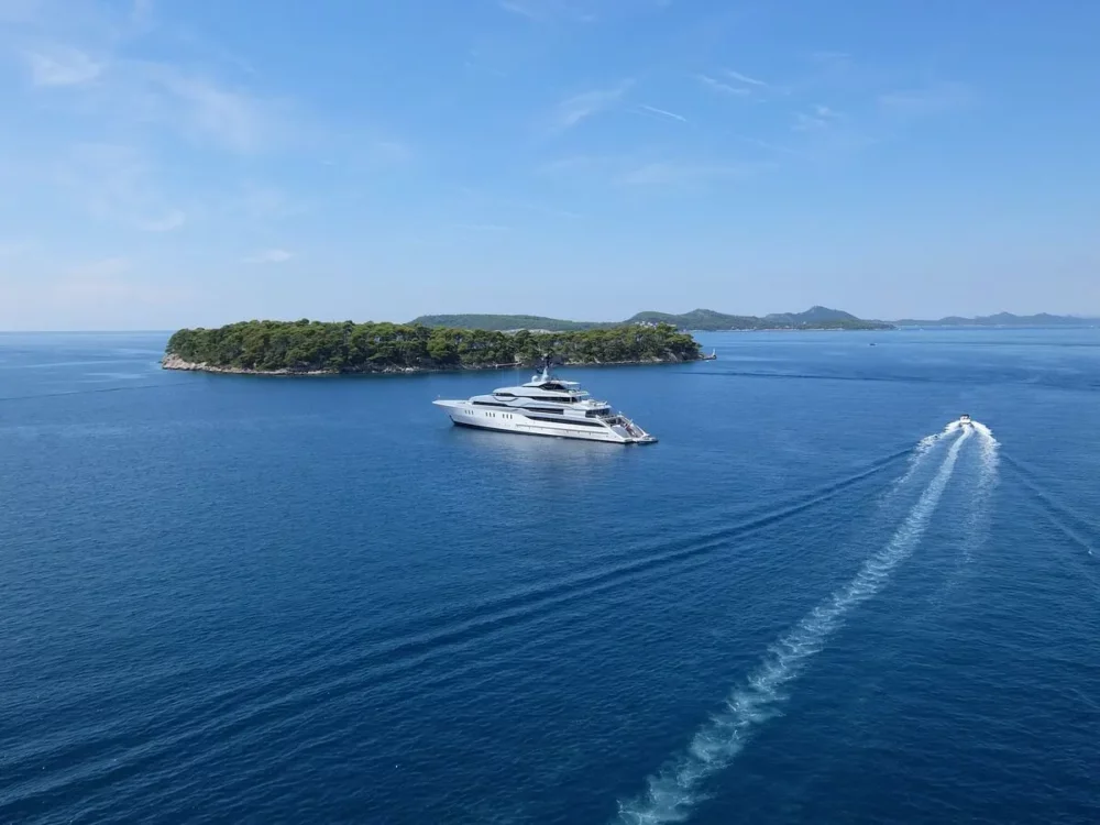 Private yacht charter in Santorini, Greece