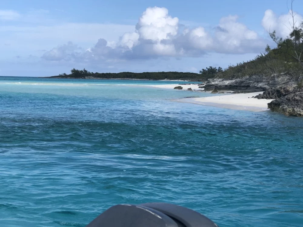 An Exuma beach.