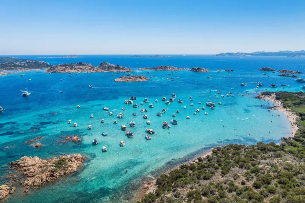 Sardinia coast eco-yacht viva la vida