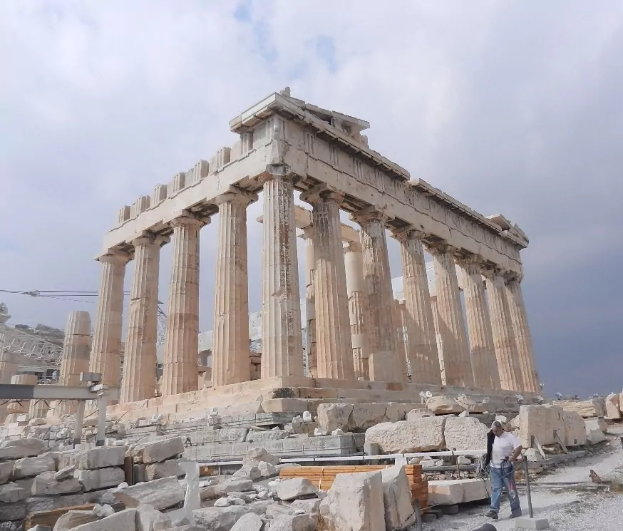 The Acropolis in Athens, visit on a luxury catamaran greece