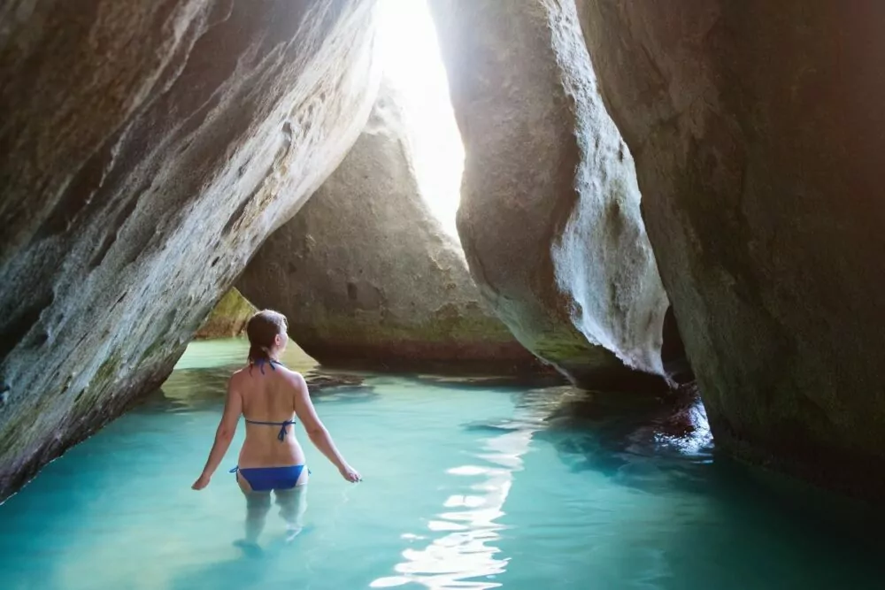 The Baths - popular beaches in the BVI