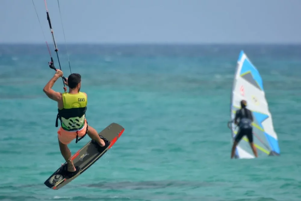 Greece windsurfing