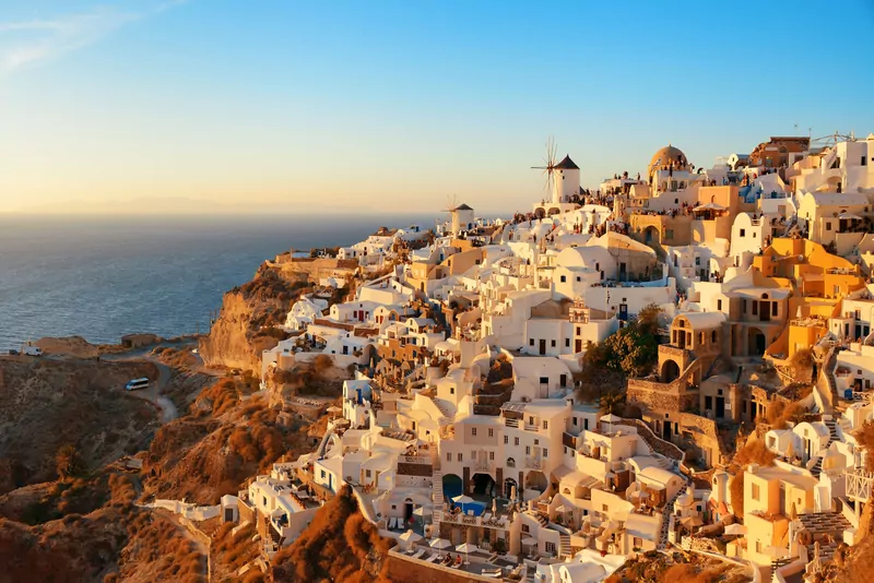 Oia sunset, Santorini, Cyclades