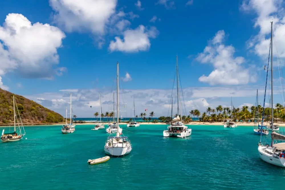 Salt Whistle Bay on Mayreau. Experience it on a yacht rental