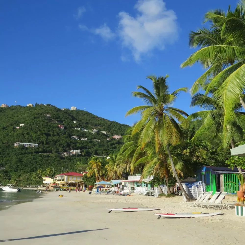 Cane Garden Bay, Beach on Tortola, British Virgin Islands.