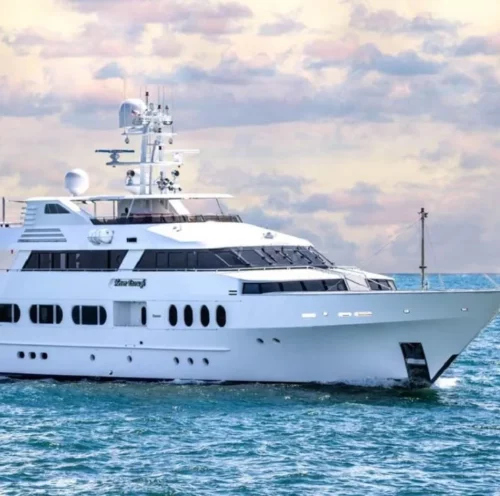 Experience unparalleled luxury aboard the crewed yacht Never Enough, sailing the azure waters of the Bahamas.