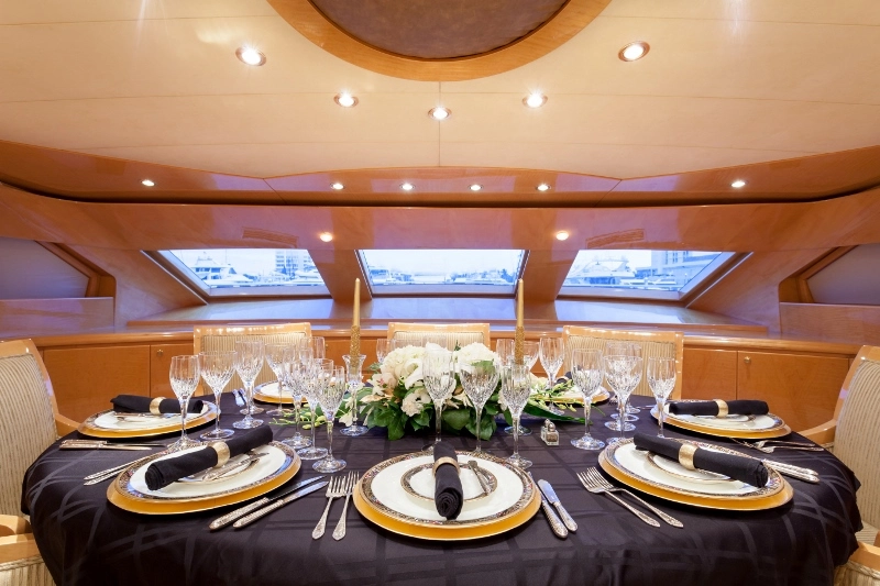 Food - Luxury Yacht Amenities in the Bahamas