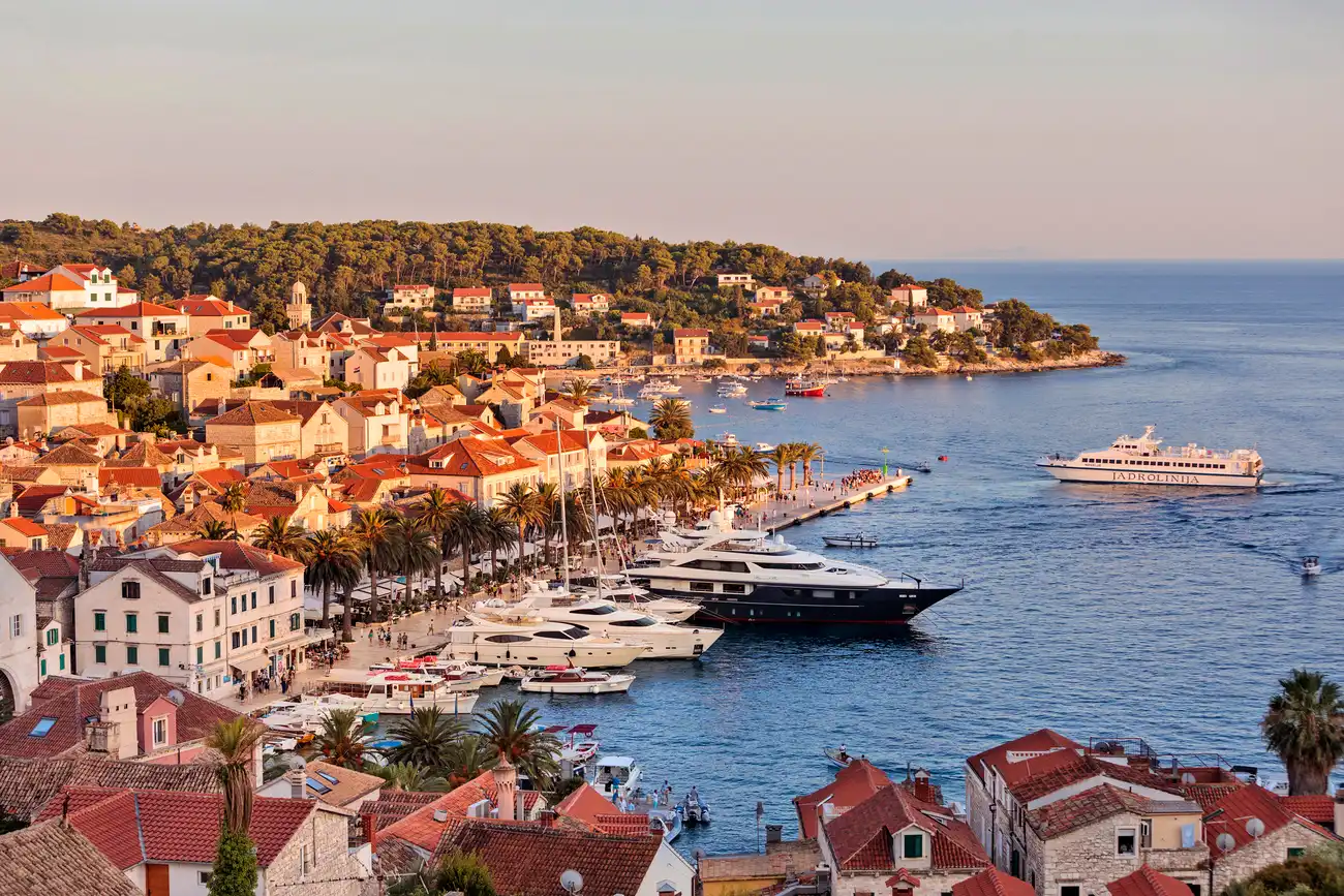 Hvar Town harbour