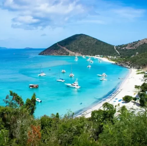 White Bay on Jost Van Dyke, BVI