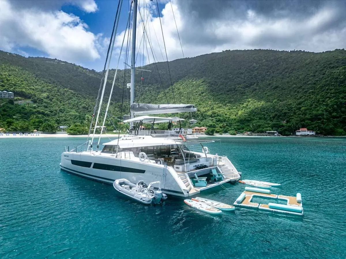 Sailing Catamaran Liquid with water sports and activities