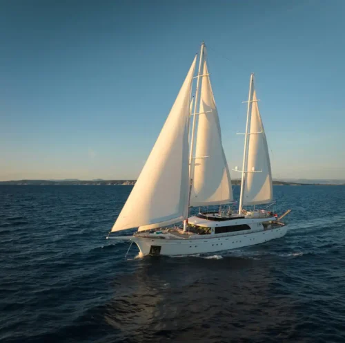 love story croatia motorsailer