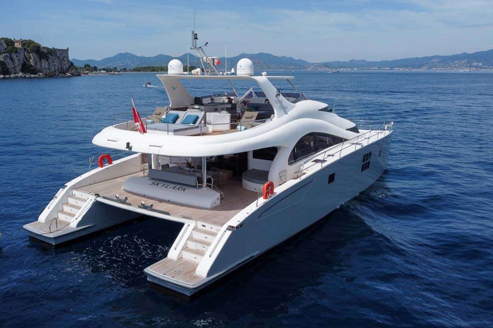 mediterranean power catamaran charter