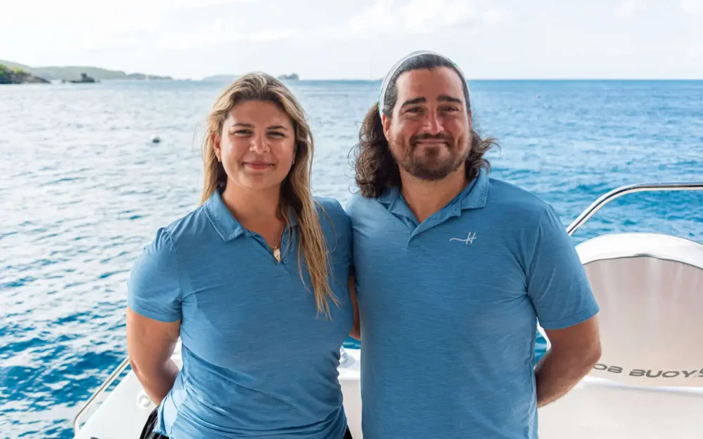 Meet the crew - captain adriana and chef martin