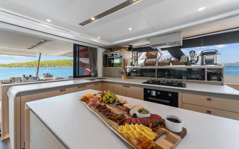 Hourglass galley