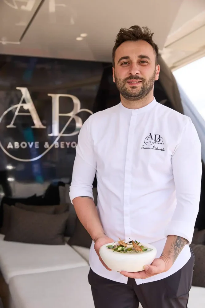 2025 EMMYS Charter Show in Poros - Chef Savvas Lichanidis - Chef Competition Winner Diamond Cat