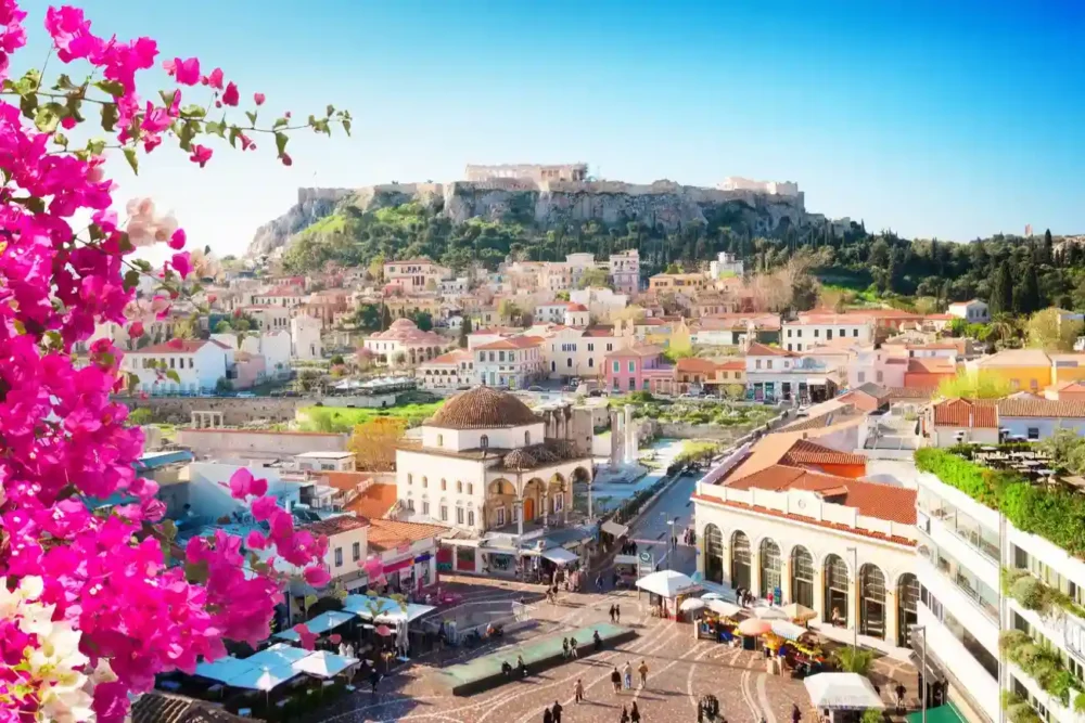 Yacht Cruise in Greece View of Athens